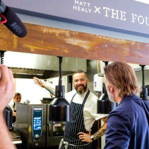 Matt Healy x The Foundry during BBC filming with Marcus Wareing 3