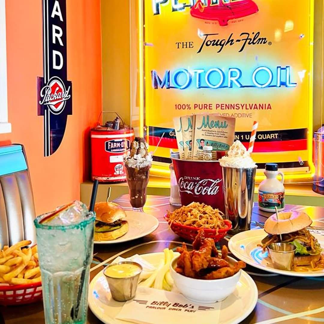 American diners in Yorkshire 